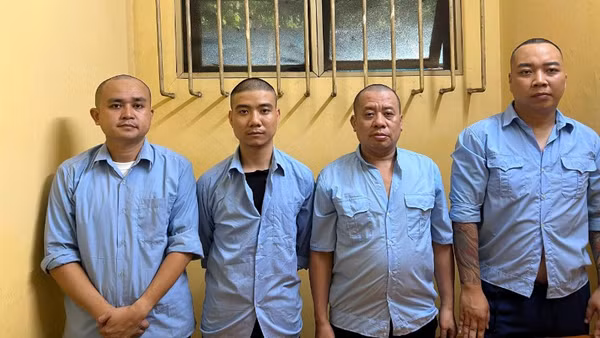 Bốn đối tượng bị bắt.
