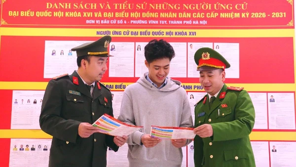 Sẵn sàng cho ngày bầu cử.