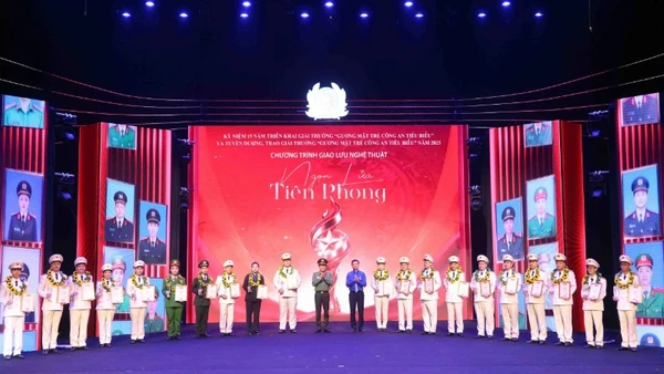 Các gương mặt trẻ Công an tiêu biểu năm 2025.