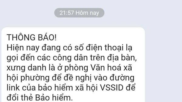 Nội dung cảnh bảo của tổ dân phố ở thành phố Hà Nội.