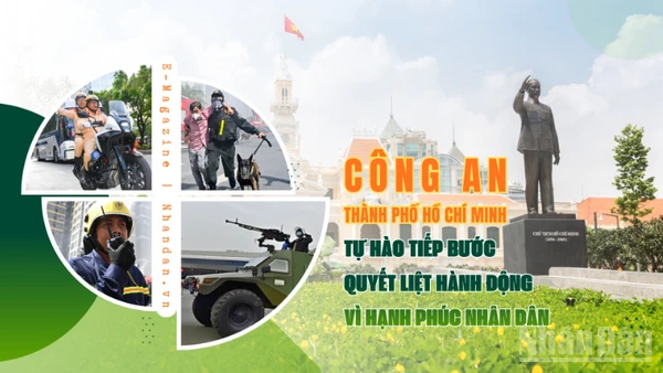Công an Thành phố Hồ Chí Minh: Tự hào tiếp bước, quyết liệt hành động vì hạnh phúc nhân dân 