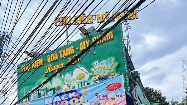 Cửa hàng nơi xảy ra sự việc.