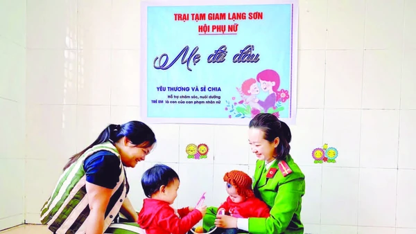 Mô hình dân vận khéo “Nhà trẻ trong trại tạm giam” là minh chứng cho tính nhân văn của pháp luật.
