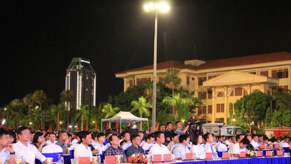 Thứ trưởng Nông nghiệp và Môi trường Lê Minh Ngân phát biểu tại buổi lễ.