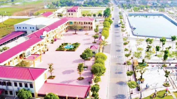 Khu trung tâm xã A Sào.