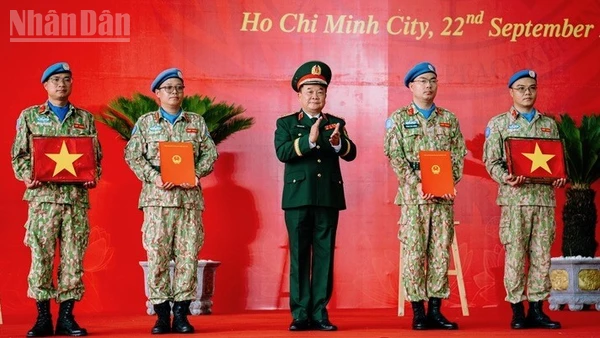 Việt Nam xuất quân tiếp tục làm nhiệm vụ tại Phái bộ gìn giữ hòa bình Liên hợp quốc.