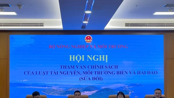 Hội nghị tham vấn chính sách của dự án Luật Tài nguyên, môi trường biển và hải đảo (sửa đổi).