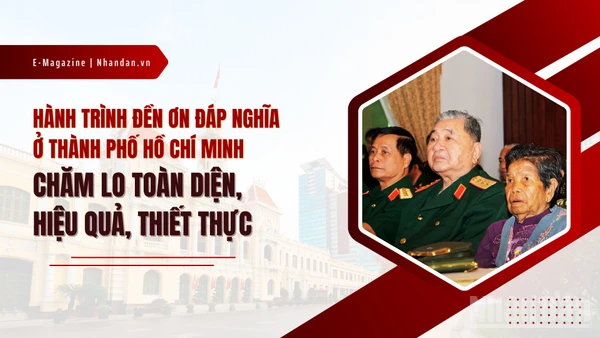 Hành trình đền ơn đáp nghĩa ở Thành phố Hồ Chí Minh: Chăm lo toàn diện, hiệu quả, thiết thực