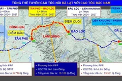 Sơ đồ 2 Dự án cao tốc Tân Phú-Bảo Lộc và Bảo Lộc-Liên Khương.