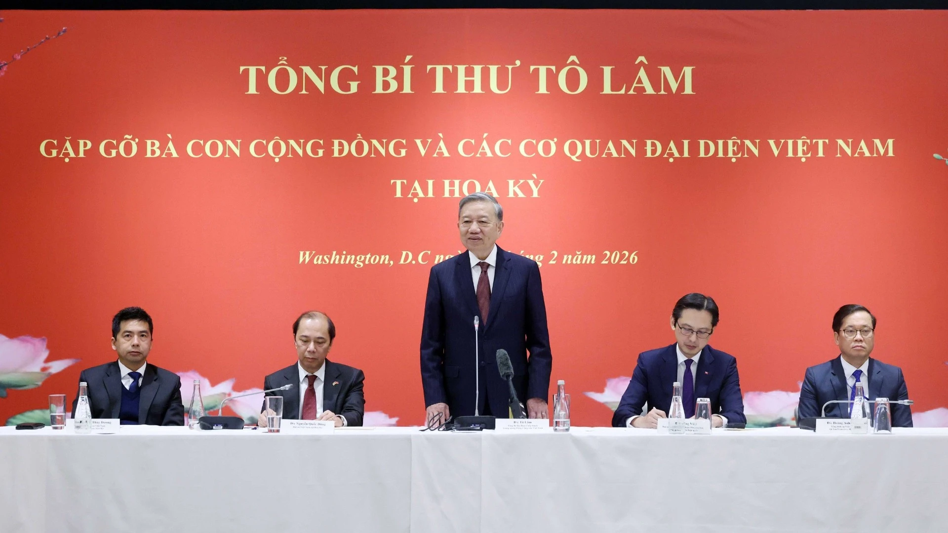 Tổng Bí thư Tô Lâm gặp gỡ cộng đồng và cơ quan đại diện Việt Nam tại Hoa Kỳ