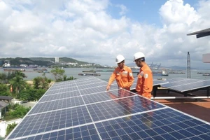 Khách hàng thực hiện việc đăng ký lắp đặt hệ thống điện mặt trời mái nhà trên website của trung tâm chăm sóc khách hàng https://cskh.npc.com.vn/. 