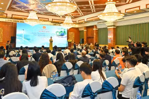 Toàn cảnh Lễ trao giải Cuộc thi “Tuyên truyền viên tiết kiệm điện năm 2025”.