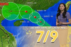 [Video] Dự báo thời tiết đêm nay và ngày mai 7/9/2025: Bão số 7 hình thành