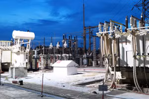 Trạm biến áp 110kV Song Khê (E7.12) - trạm biến áp tiên phong của Tổng công ty Điện lực miền Bắc ứng dụng công nghệ pin lưu trữ năng lượng (BESS).