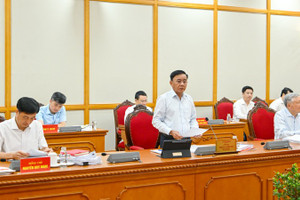 Thường trực Ban Bí thư Trần Cẩm Tú chủ trì làm việc với các Ban Thường vụ Tỉnh ủy: Ninh Bình, Đắk Lắk, Lào Cai