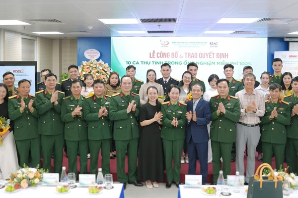 10 gia đình quân nhân hiếm muộn được hỗ trợ làm IVF miễn phí năm 2025.