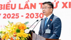 Đồng chí Lê Thành Long, Ủy viên Trung ương Đảng, Ủy viên Ban Thường vụ Đảng ủy Chính phủ, Phó Thủ tướng Chính phủ tới dự và phát biểu chỉ đạo Đại hội đại biểu lần thứ XI nhiệm kỳ 2025-2030 của Đảng bộ Agribank.