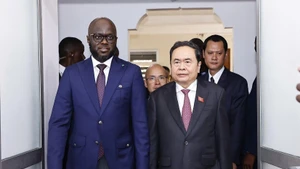 Chủ tịch Quốc hội Trần Thanh Mẫn hội đàm với Chủ tịch Quốc hội Senegal.