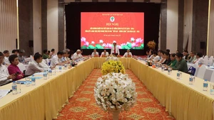 Toàn cảnh Hội nghị biểu dương người cao tuổi tham gia xây dựng hệ thống chính trị cơ sở và tổng kết thực hiện phong trào thi đua "Tuổi cao-Gương sáng".