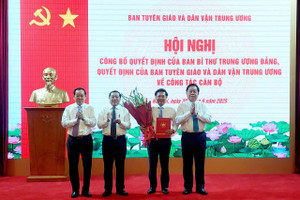 Ban Tuyên giáo và Dân vận Trung ương triển khai quyết định của Ban Bí thư về công tác cán bộ