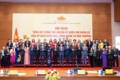 Ủy ban Khoa học, Công nghệ và Môi trường tổng kết công tác nhiệm kỳ Quốc hội khóa XV. (Ảnh: VŨ HIẾU)