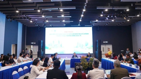Hội thảo là diễn đàn quan trọng nhằm thúc đẩy dòng vốn xanh và phát triển thị trường carbon tại Việt Nam.