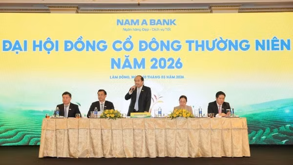 Ban chủ tọa Đại hội đồng cổ đông thường niên năm 2026.