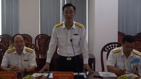 Trưởng Thuế Thành phố Hồ Chí Minh Đoàn Mạnh Dũng. (Ảnh: Anh Tuấn)