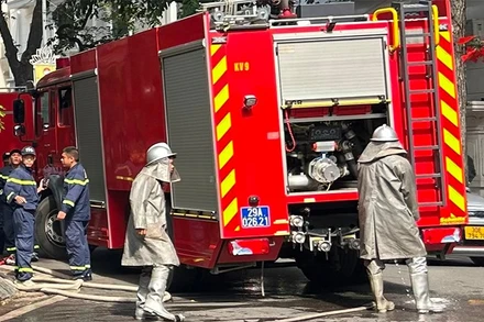  Lực lượng Phòng cháy chữa cháy, Bộ Công an triển khai diễn tập.