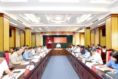 Các đại biểu tại buổi làm việc.