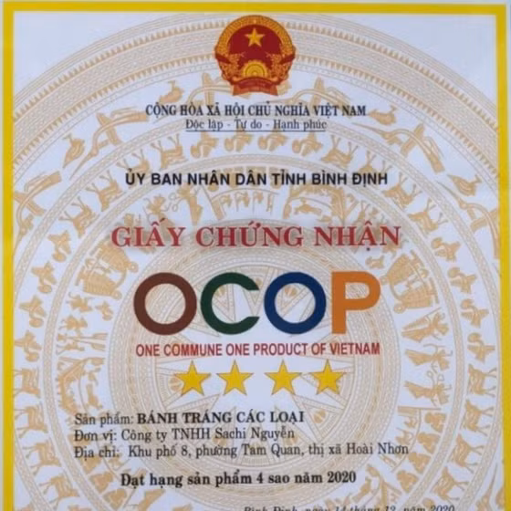 Bánh tráng nước cốt dừa Sachi