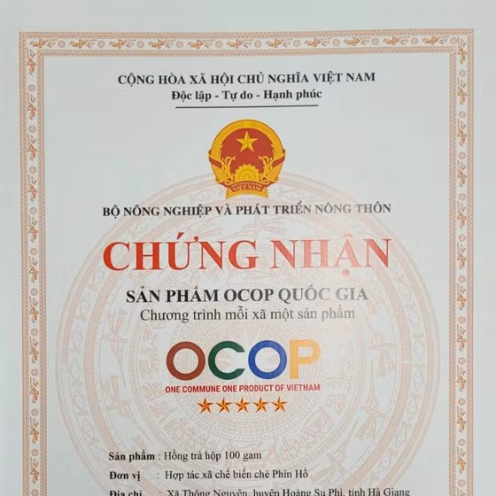 Hồng trà Phìn Hồ 100g