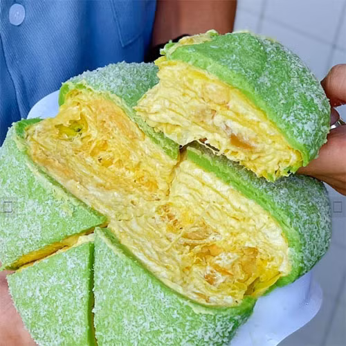 Bánh sầu riêng Phú Sĩ lá dứa 9 Sạch