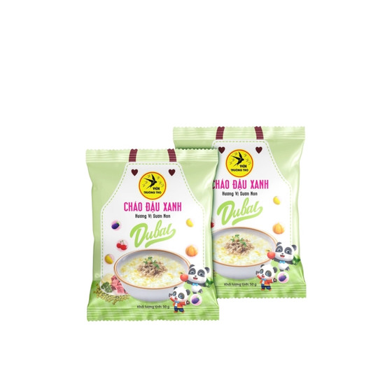 Cháo tổ yến rong biển hương vị thịt bằm