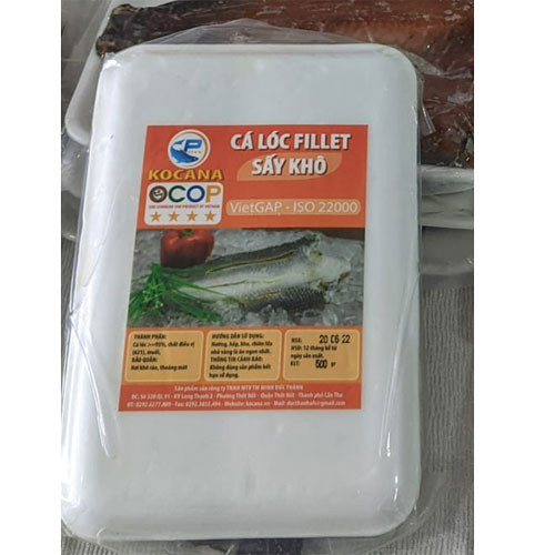 Cá lóc phi-lê sấy khô 