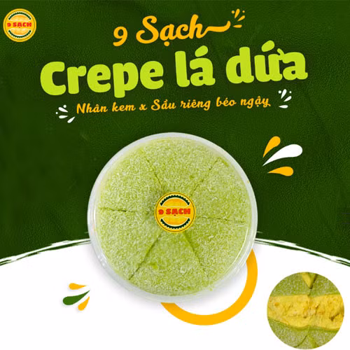 Bánh sầu riêng Phú Sĩ lá dứa 9 Sạch