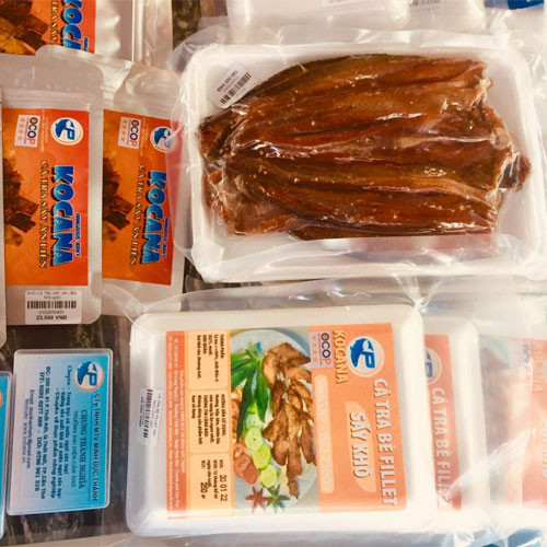 Cá tra sấy ăn liền vị tiêu