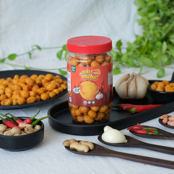 Đậu phộng gấc mật ong