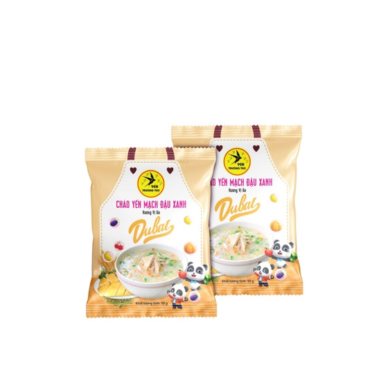 Cháo tổ yến rong biển hương vị thịt bằm