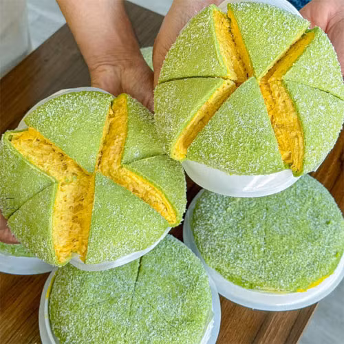 Bánh sầu riêng Phú Sĩ lá dứa 9 Sạch