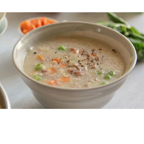 Cháo yến mạch đậu xanh rau nấm