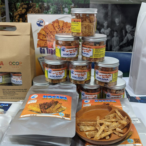 Cá tra sấy ăn liền vị tiêu