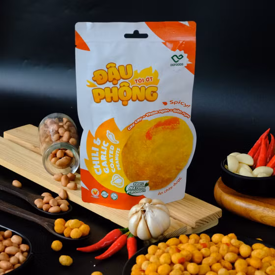 Đậu phộng gấc mật ong