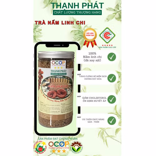 Trà nấm linh chi