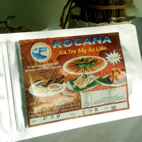 Cá tra sấy ăn liền vị tiêu