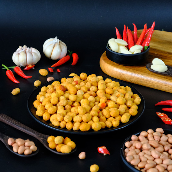 Đậu phộng gấc mật ong