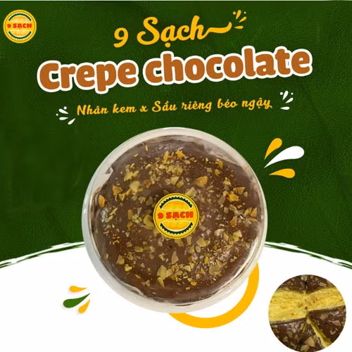 Bánh sầu riêng Phú Sĩ chocolate hạnh nhân 9 Sạch