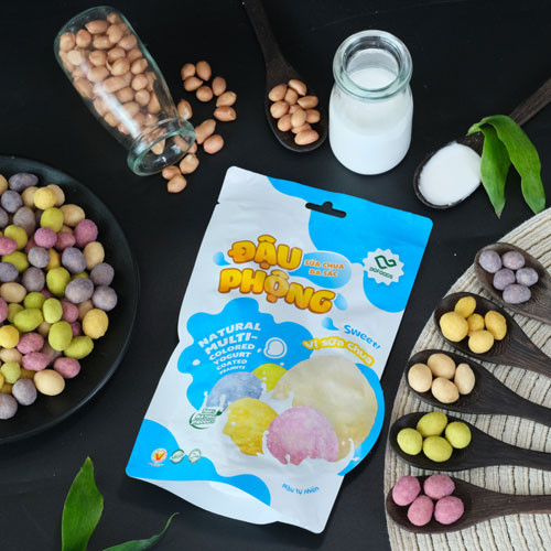 Đậu phộng sữa chua đa sắc