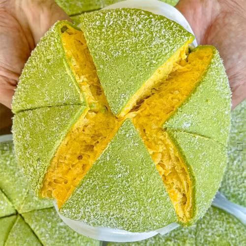 Bánh sầu riêng Phú Sĩ lá dứa 9 Sạch