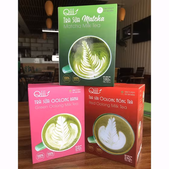 Trà sữa Oolong hồng trà Tam Đường